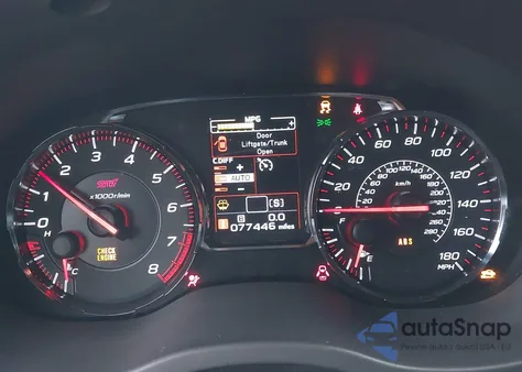 2019 Subaru Wrx Sti z USA, uszkodzony, nr VIN JF1VA2S65K9817551